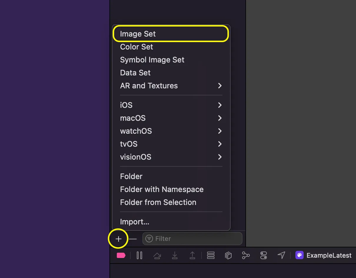 Add new image set
